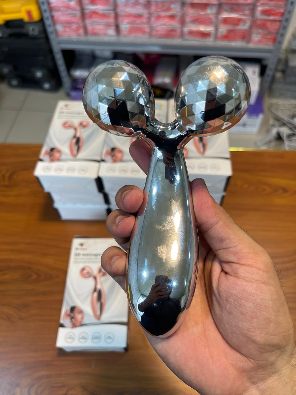 3D Manual Face Roller Massager