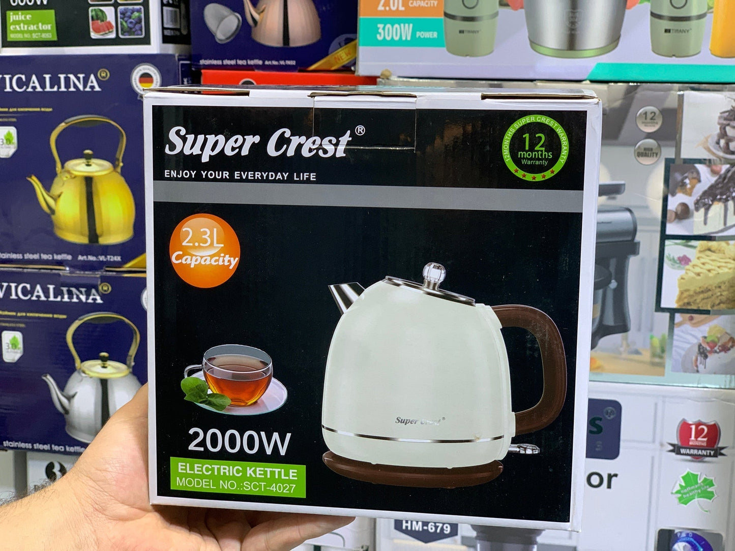 Super Crest Electric Kettle (SCT: 4027)