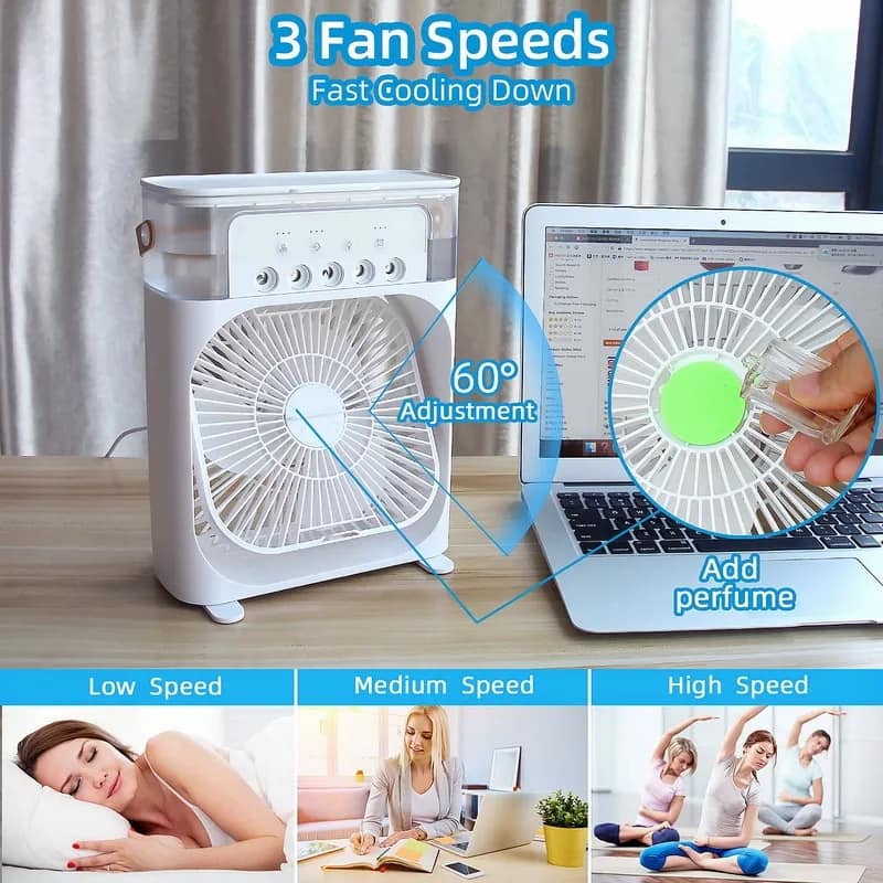 Electric Portable Mini Cooler And Fan