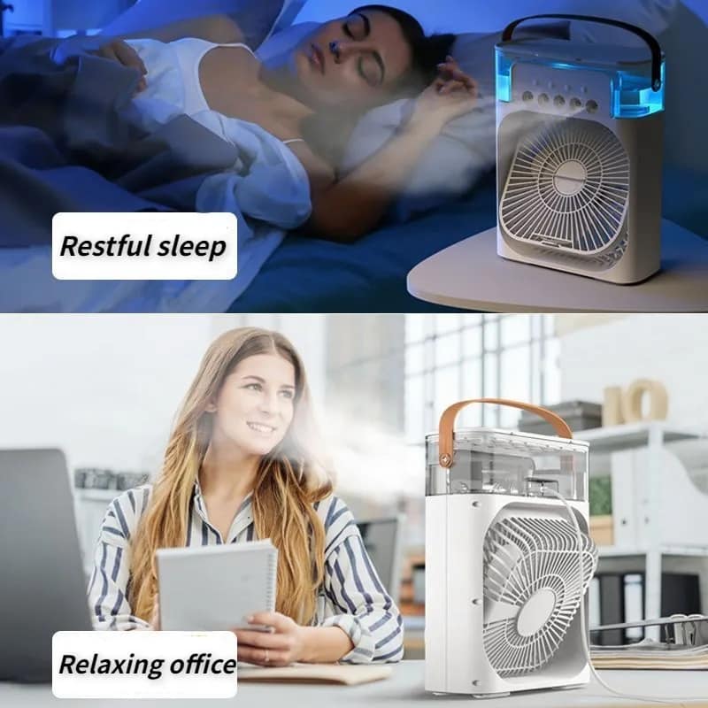 Electric Portable Mini Cooler And Fan
