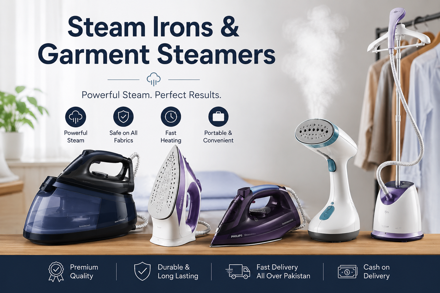 Steam Irons & Garment Steamers