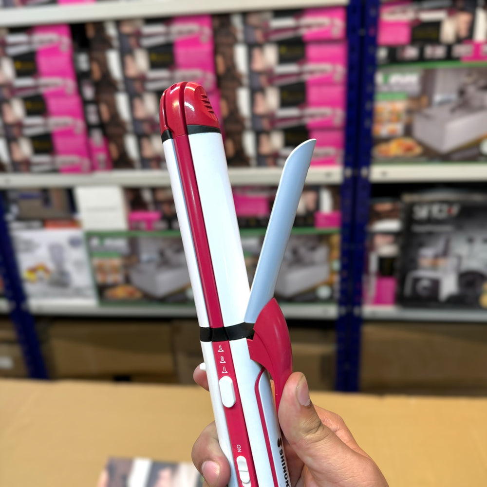 Imported Shinon 3 in 1 : Hair Straightener, Crimper And Curler