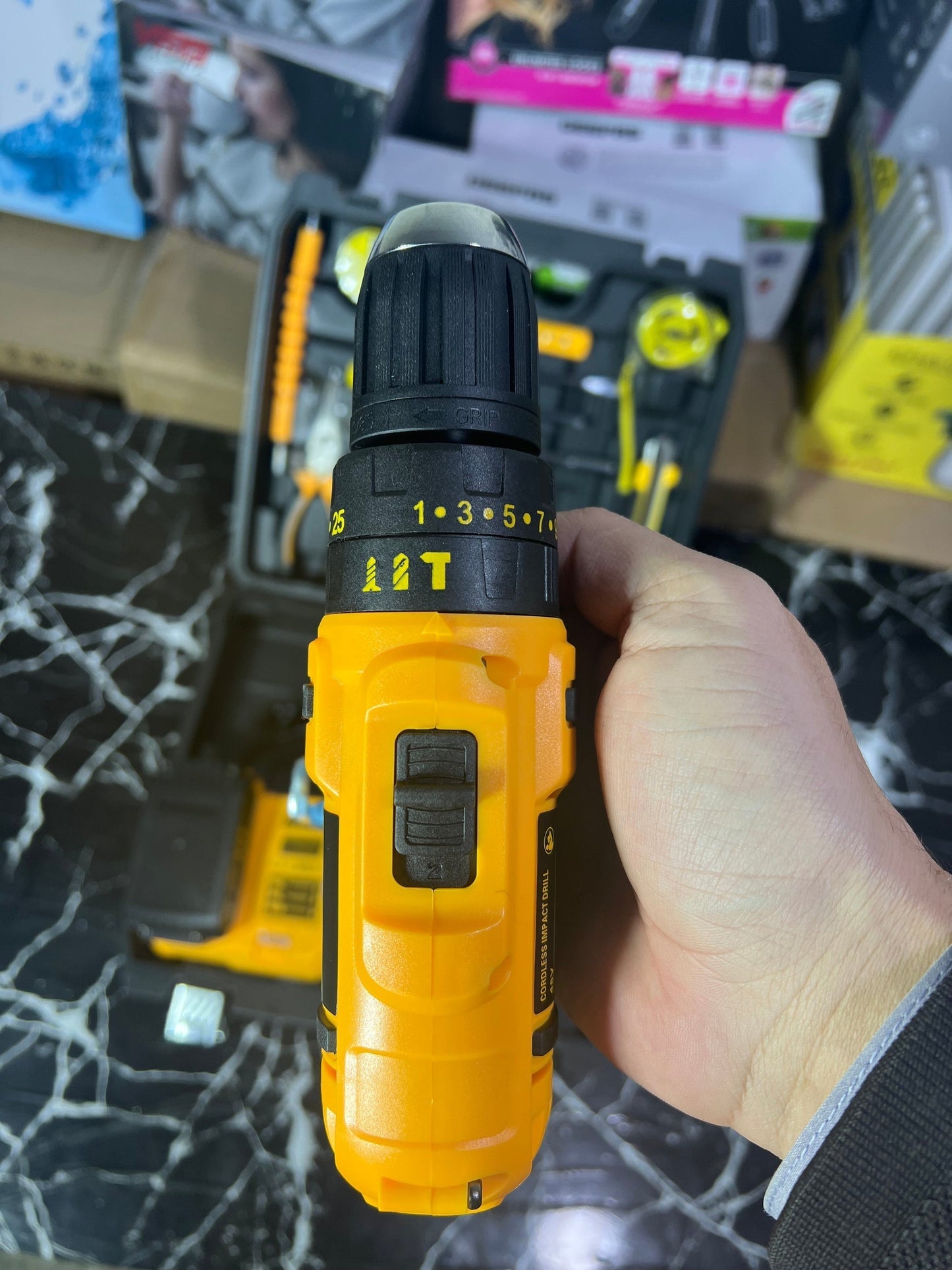 Dewalt 48v Drill machine set with full toolkit