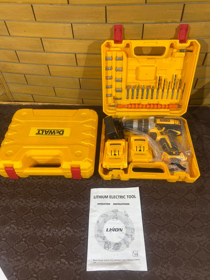 Original DEWALT 36v Drill Machine Toolkit Set