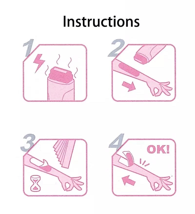 Depilatory Wax Heater Roll On
