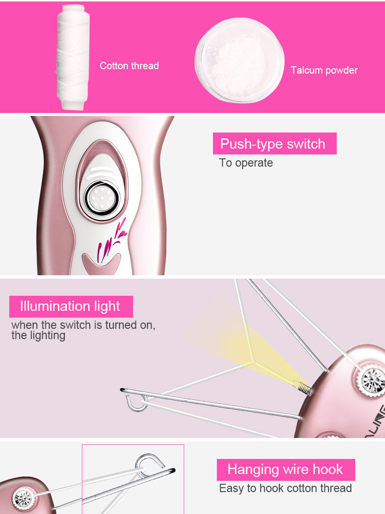 Daling  Rechargeable  Threading Machine for Hair Removal