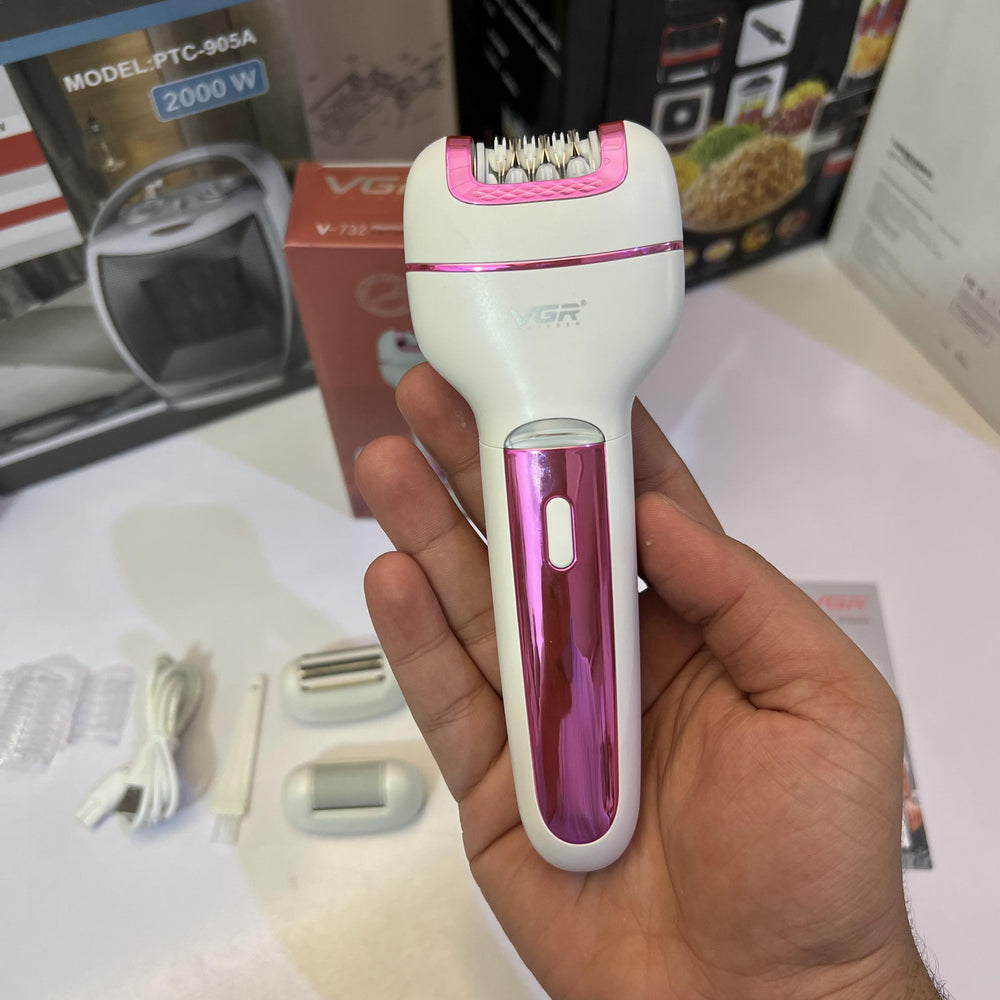VGR 3-in-1   Lot Imported Epilator Set V-732