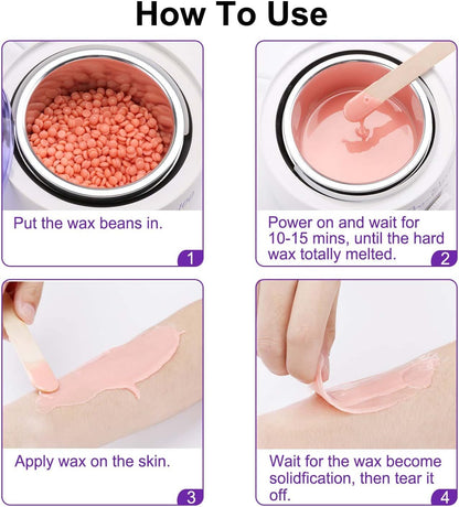 Complete Pro Wax Kit for Total Body Hair Removal