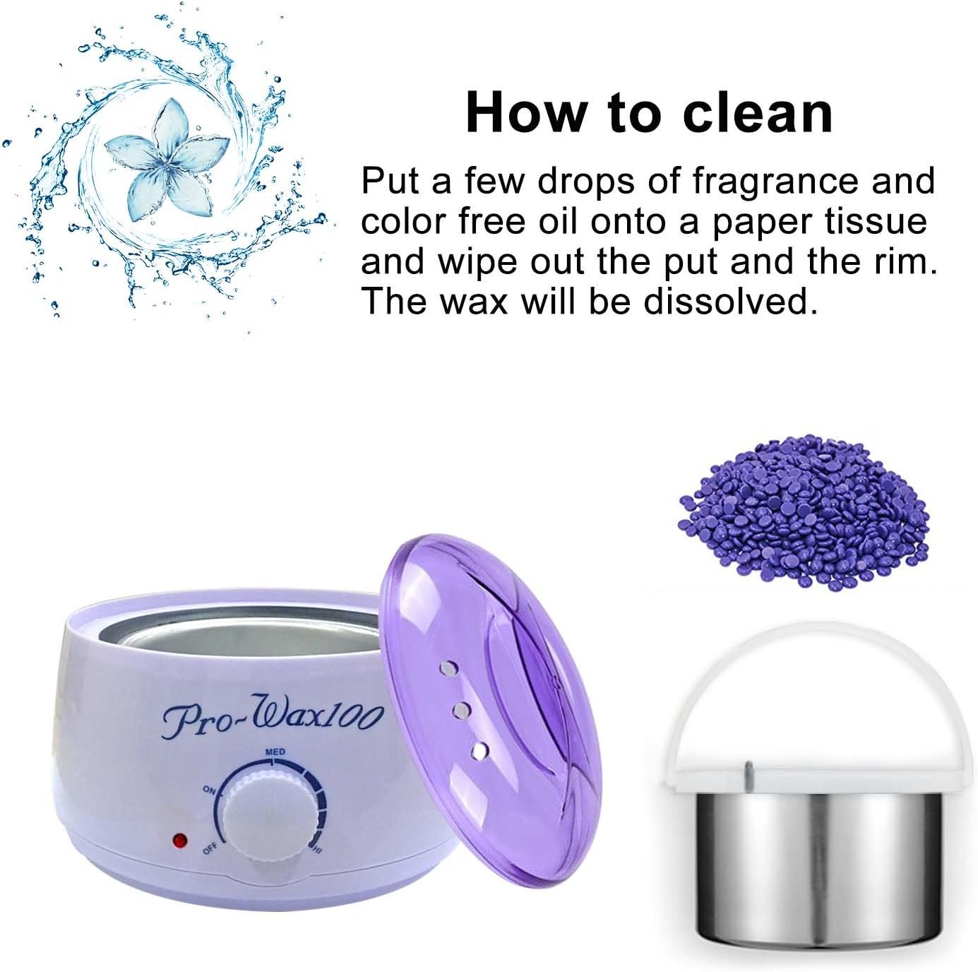 Complete Pro Wax Kit for Total Body Hair Removal