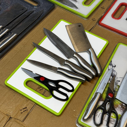 Lot Imported German  6-in-1  Kitchen Knives Set