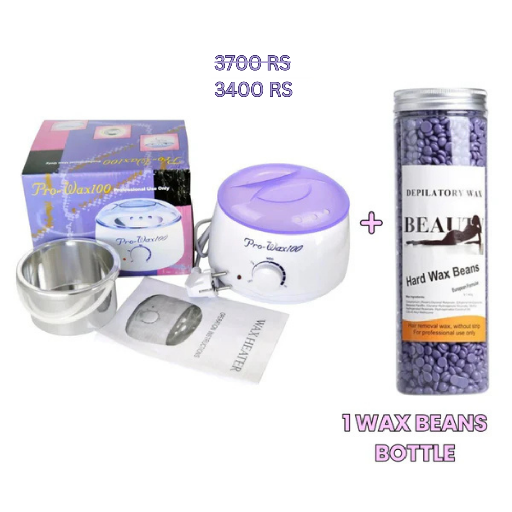Complete Pro Wax Kit for Total Body Hair Removal