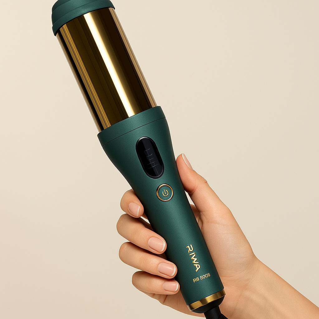RIWA 2-in-1 Professional Hair Curler & Straightener