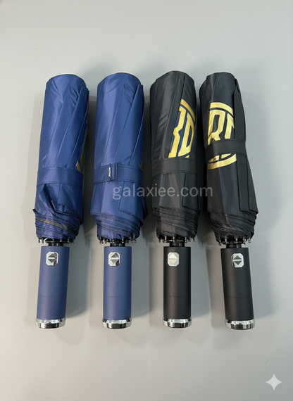 Automatic Folding Umbrella with Built-in LED Light | One-Touch Open/Close | Windproof & Travel-Friendly