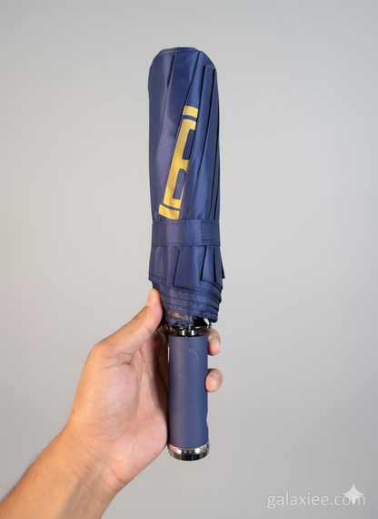 Automatic Folding Umbrella with Built-in LED Light | One-Touch Open/Close | Windproof & Travel-Friendly