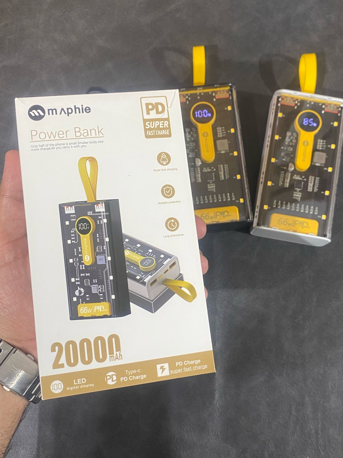Original MAPHIE 66w 20000mAh (PD Super Fast) PowerBank