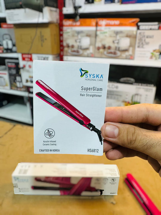 SYSKA 2 in 1 SuperGlam Hair Straightener