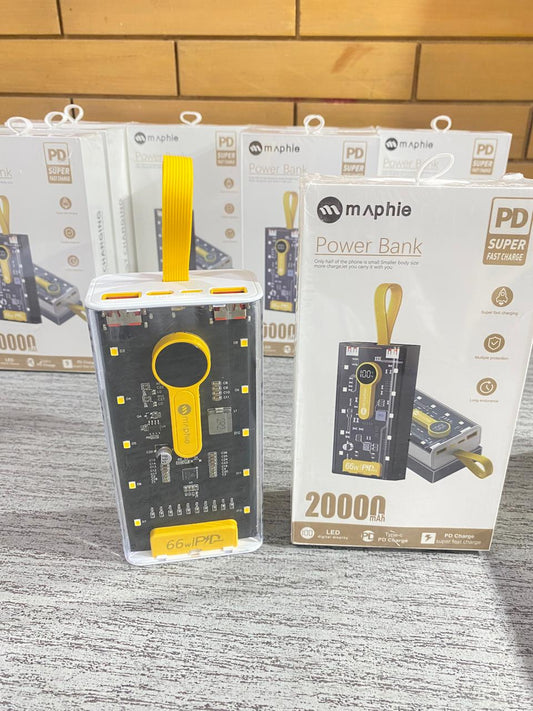 Original MAPHIE 66w 20000mAh (PD Super Fast) Power Bank