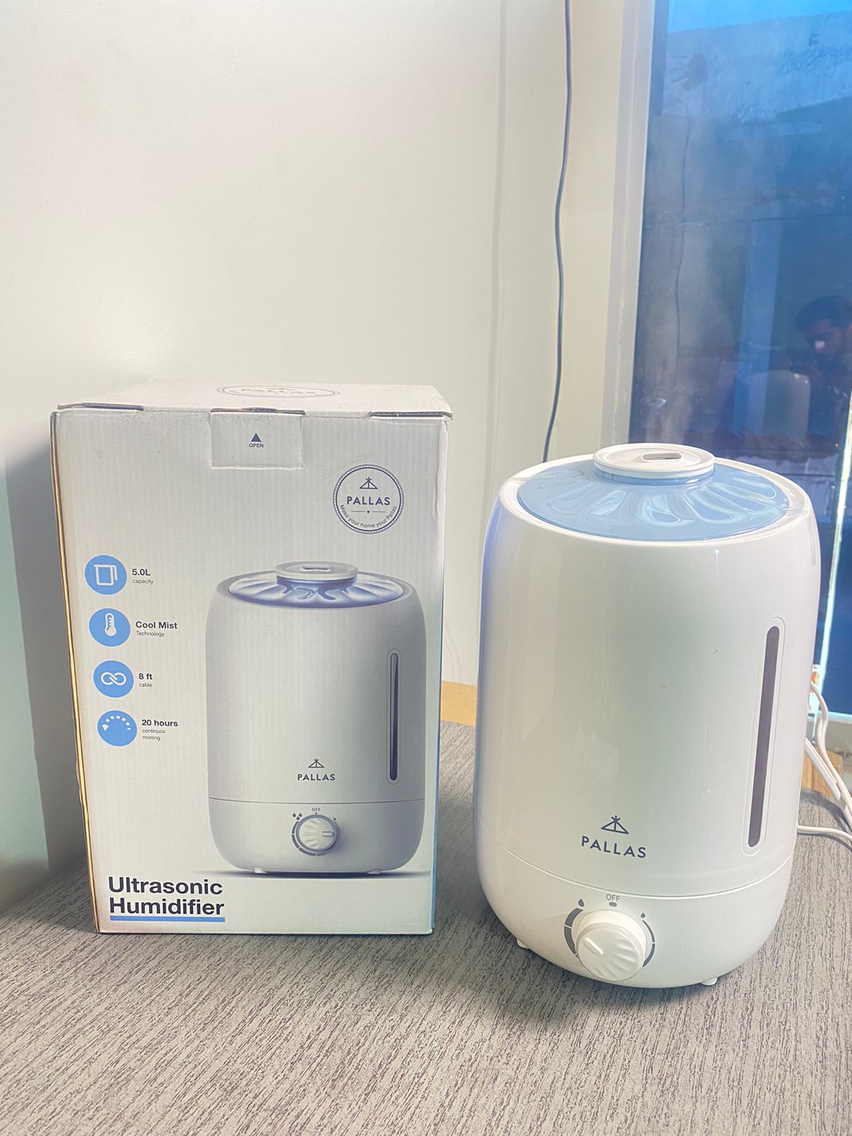 PALLAS Ultra Sonic Humidifier Lot Imported 5L