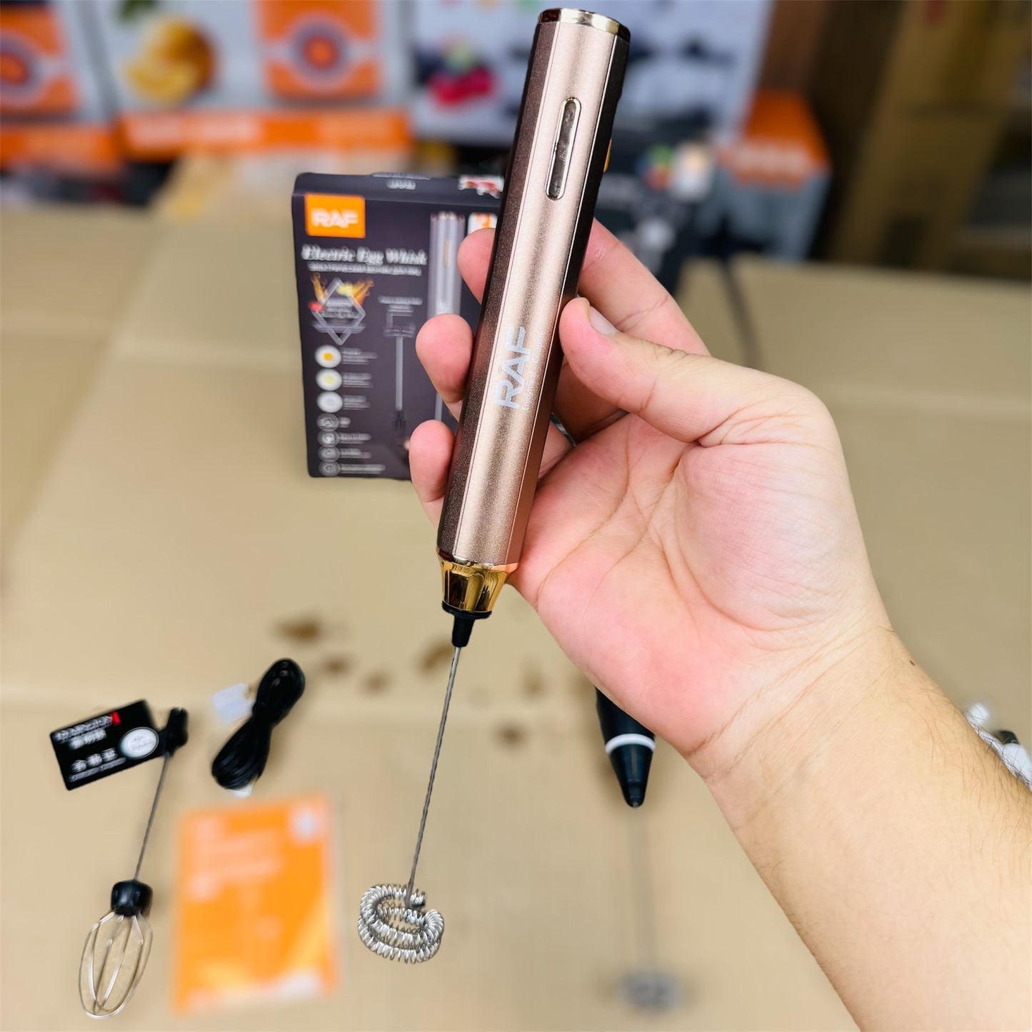 Raf 3 in 1 milk coffee Frother and egg whisker (Coffee beater)
