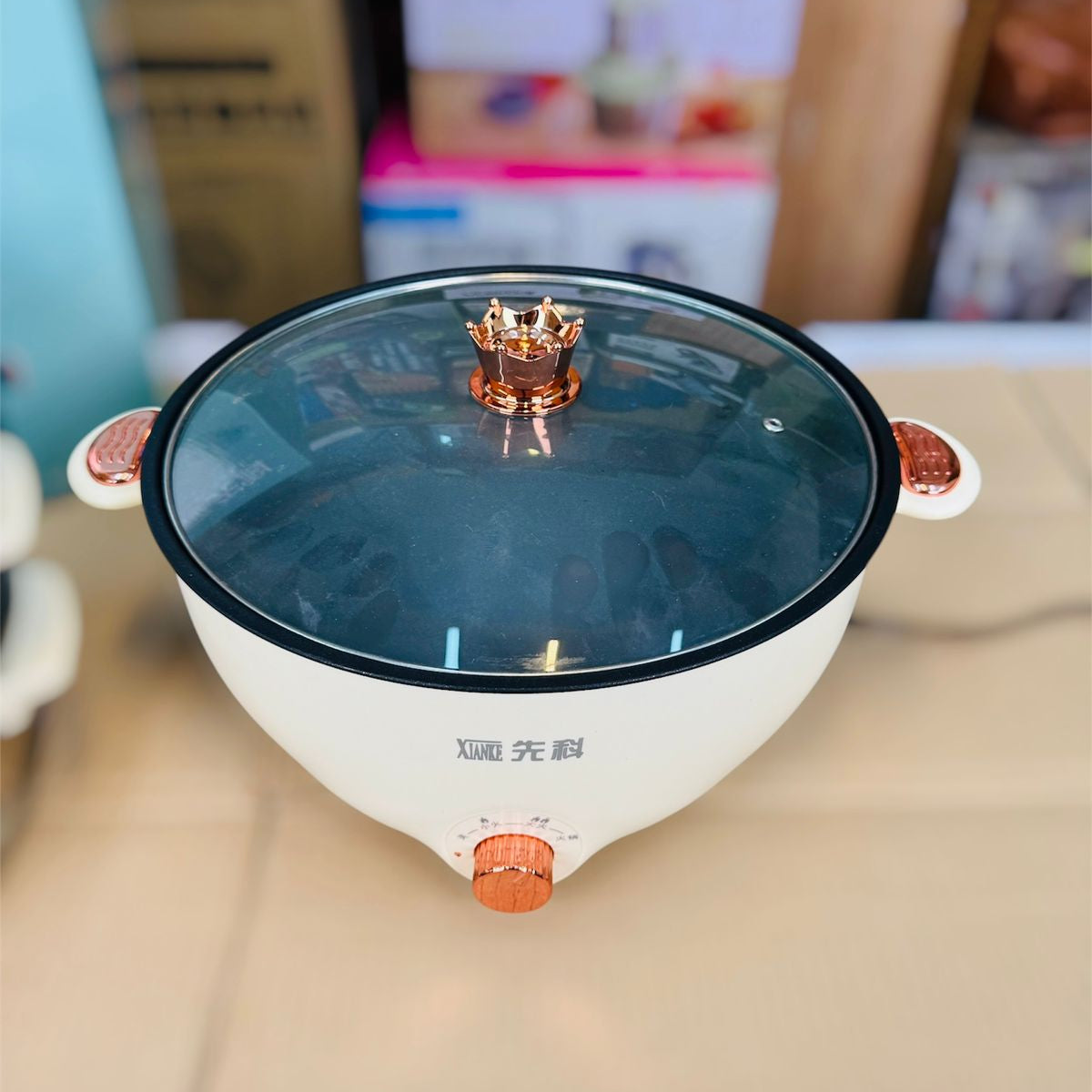 2 in 1  Cooking Pot and 3 layers Food steamer