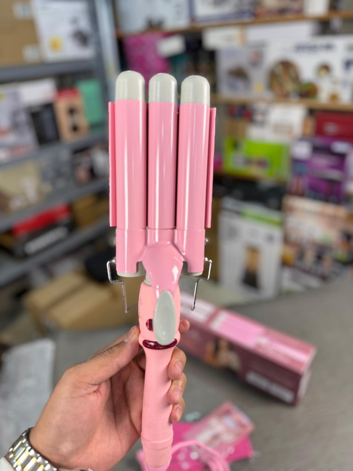 Mermade 3-Barrel Hair Waver – Fast Heating Curling Iron | Shiny Waves