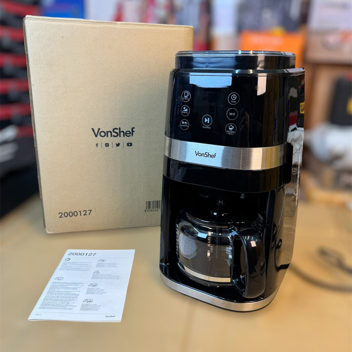 Vonshef professional Coffee maker