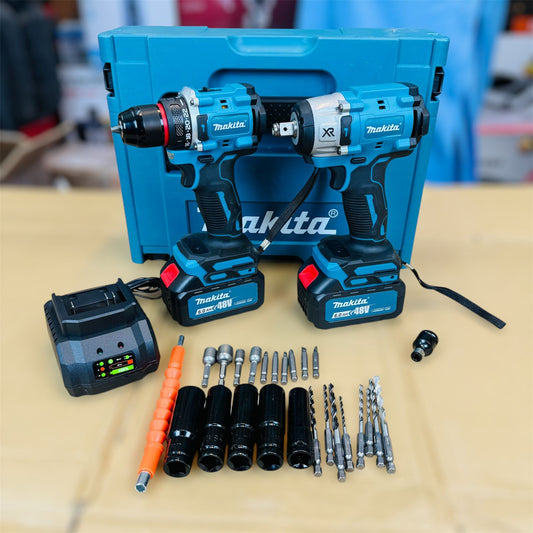Makita 2 in 1 drill & impact 30 pcs tools set