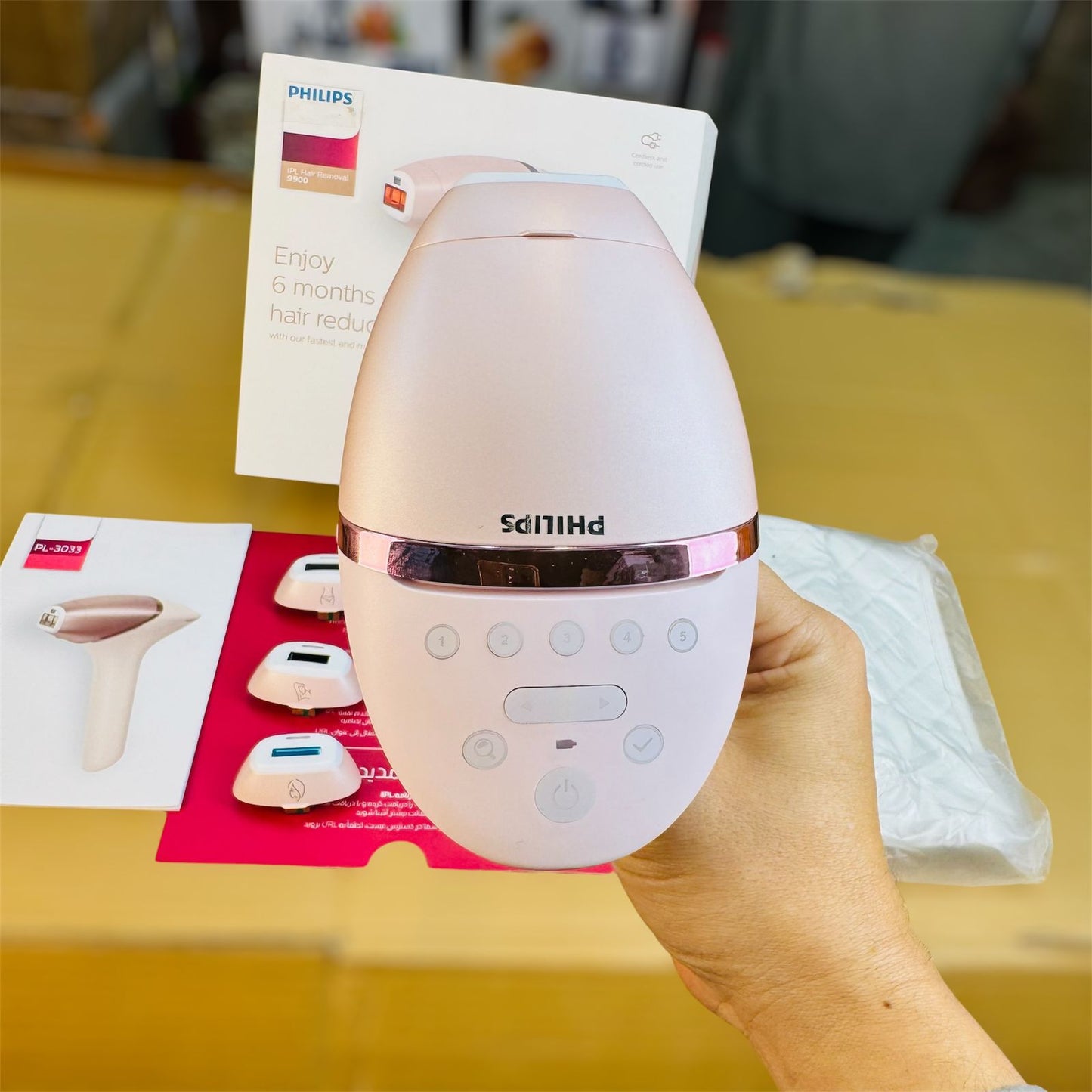 Philips lumea  9900 series ipl hair removal (electric)