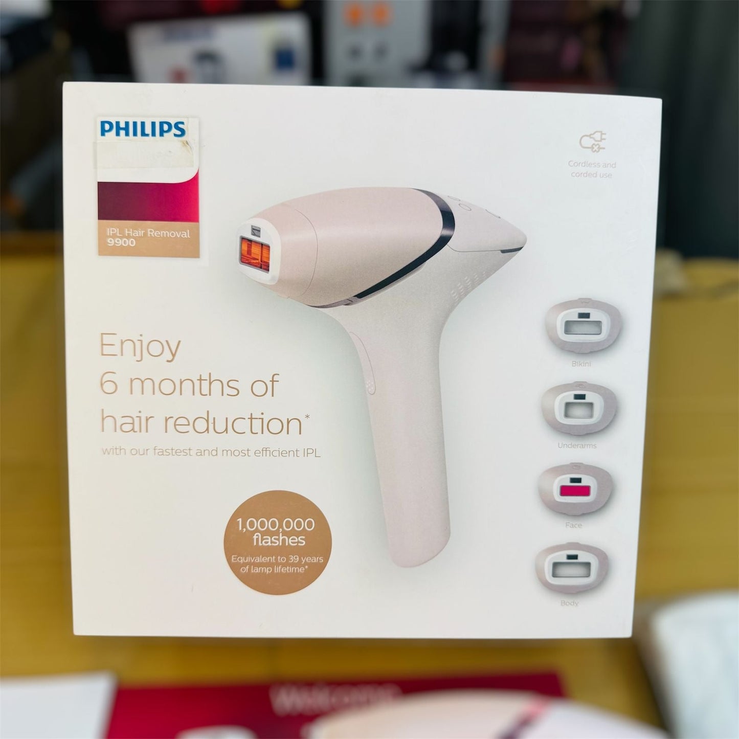 Philips lumea  9900 series ipl hair removal (electric)