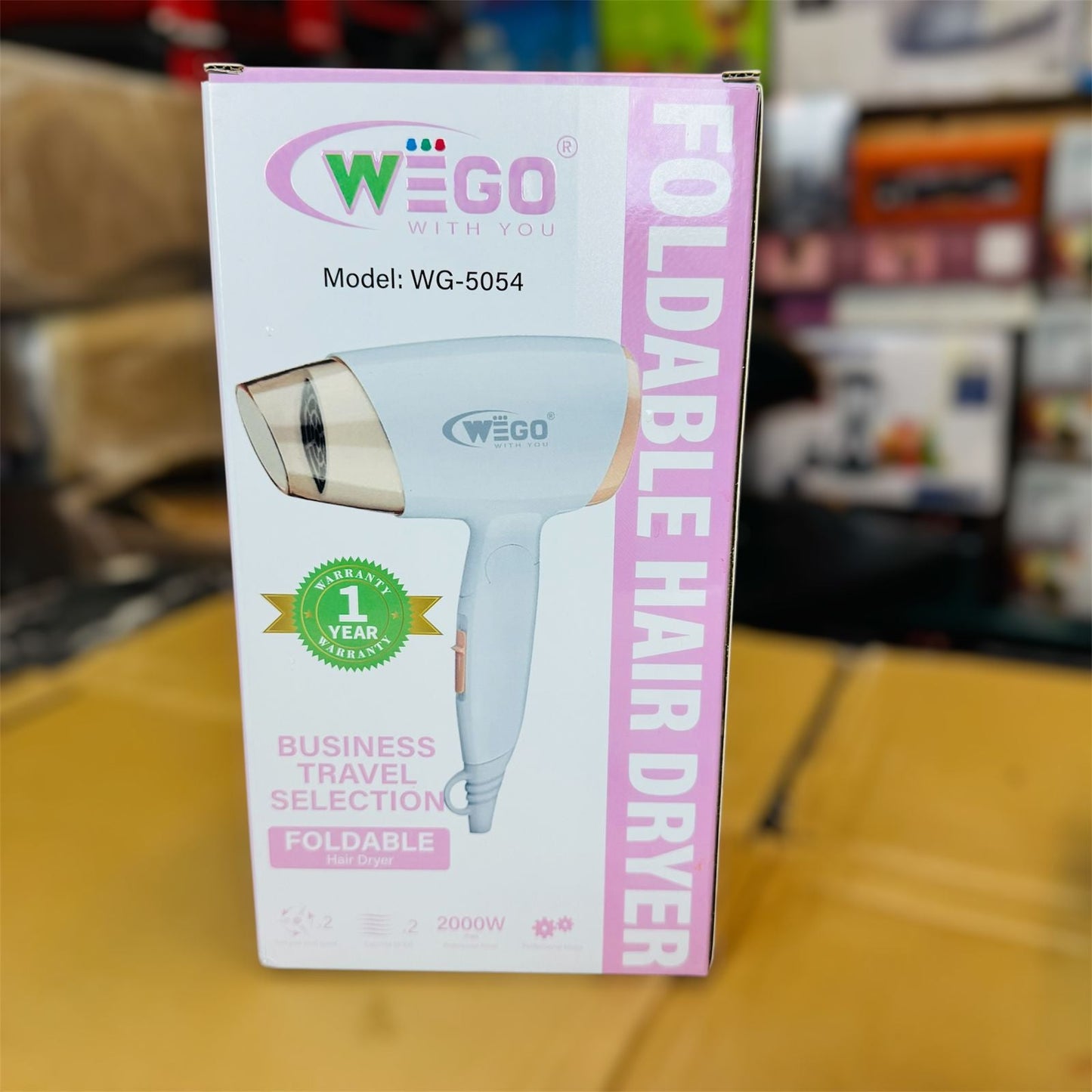 WEGO fordable hair dryer