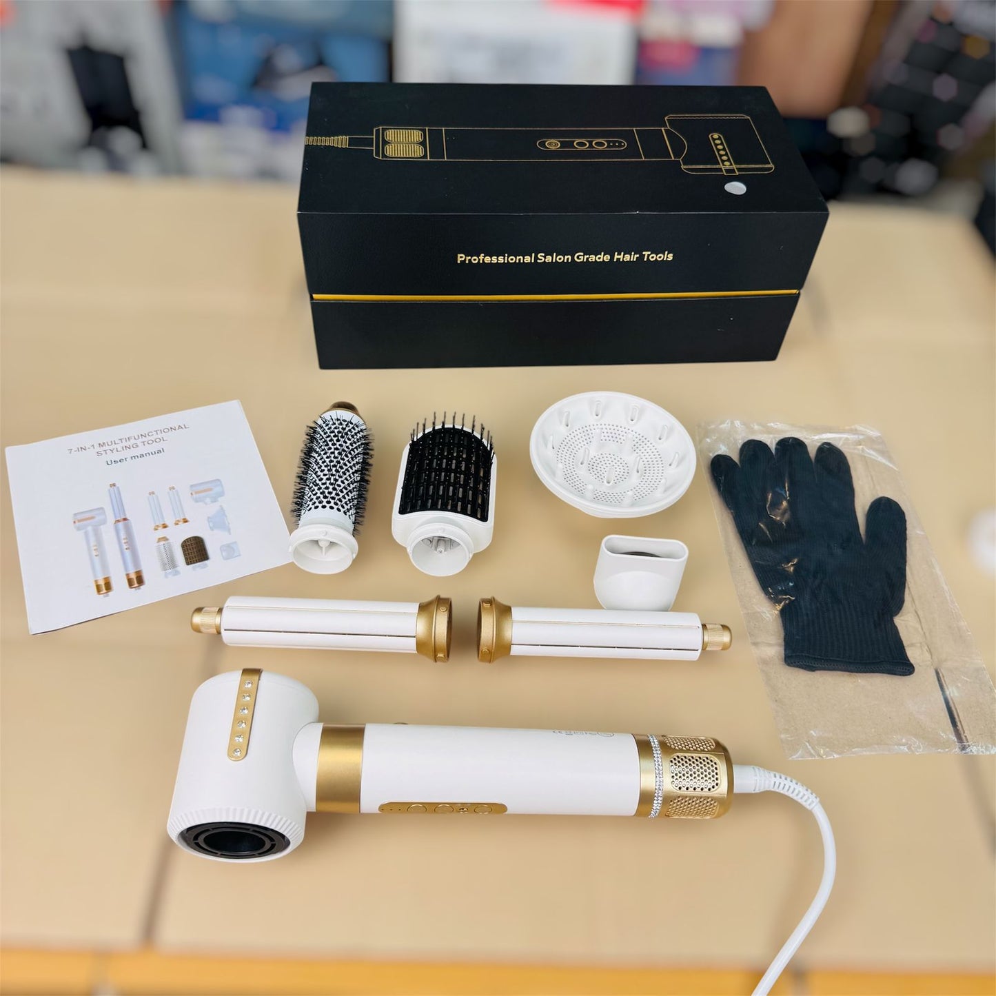 professional salon grade 7in1 hair dryer set