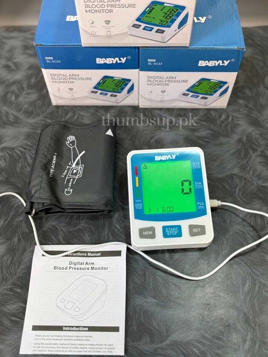 Babyly BL-8033 Digital Blood Pressure Monitor Upper Arm