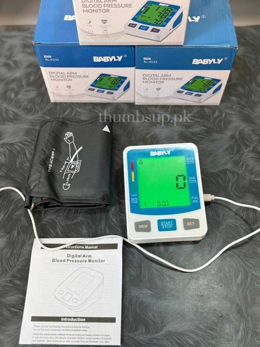 Babyly BL-8033 Digital Blood Pressure Monitor Upper Arm