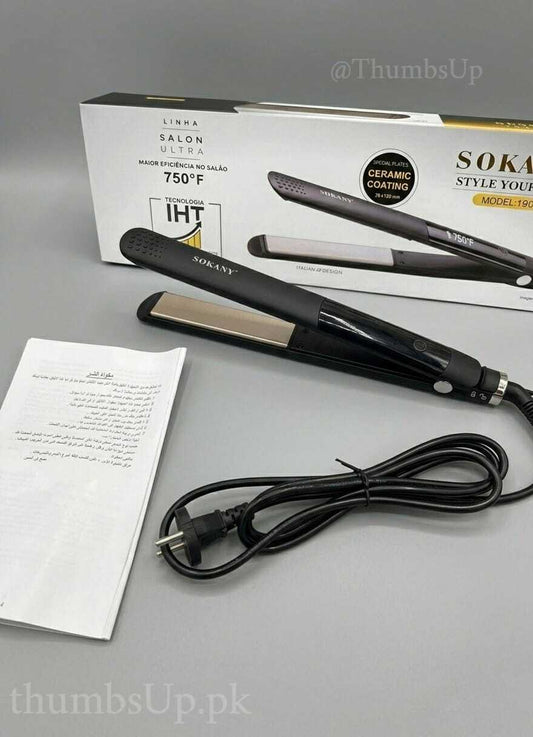 Sokany Instant Heat Technology Salon Ultra Hair Straightener SK-1901