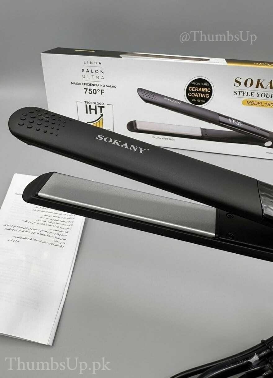 Sokany Instant Heat Technology Salon Ultra Hair Straightener SK-1901