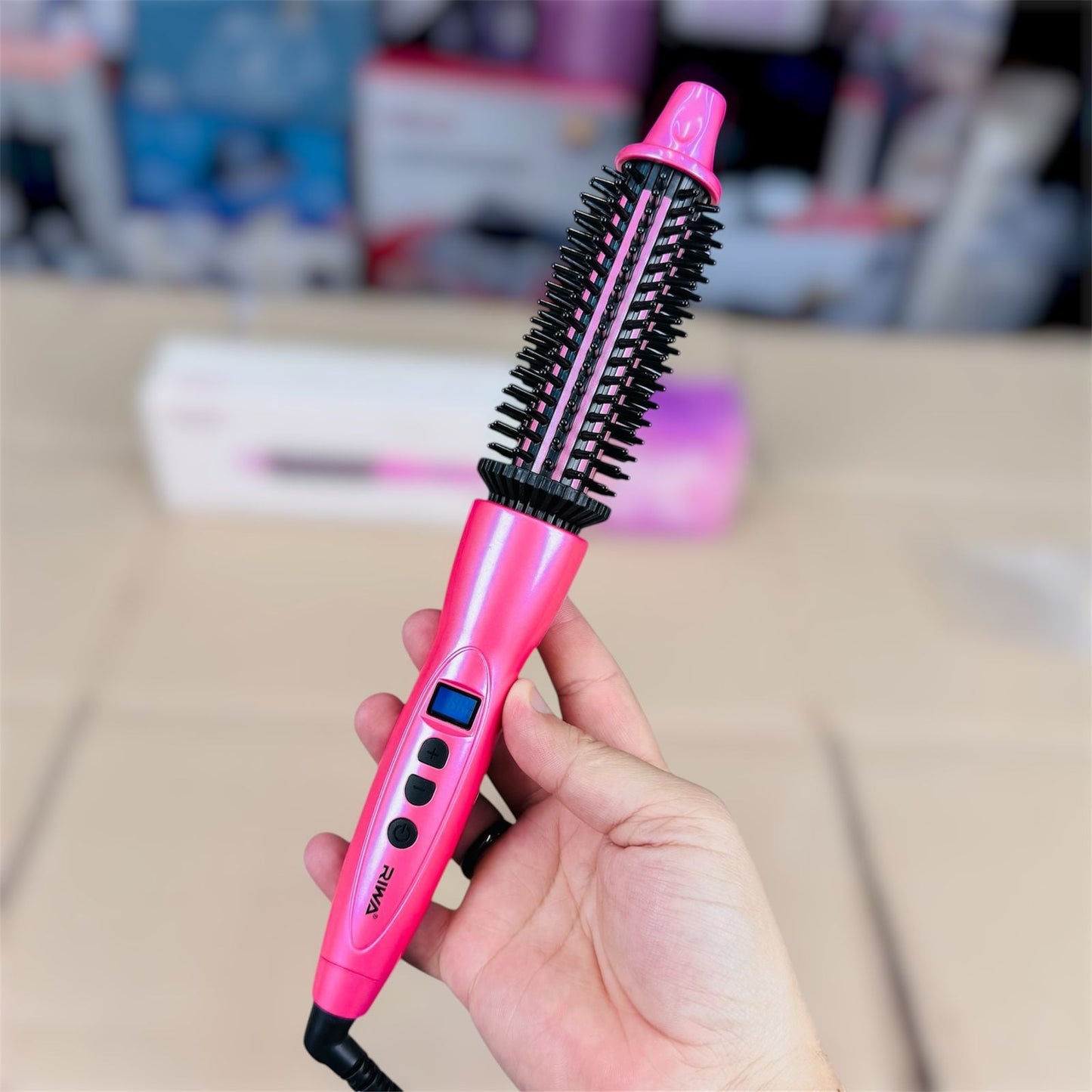 RIWA scald hair curler brush