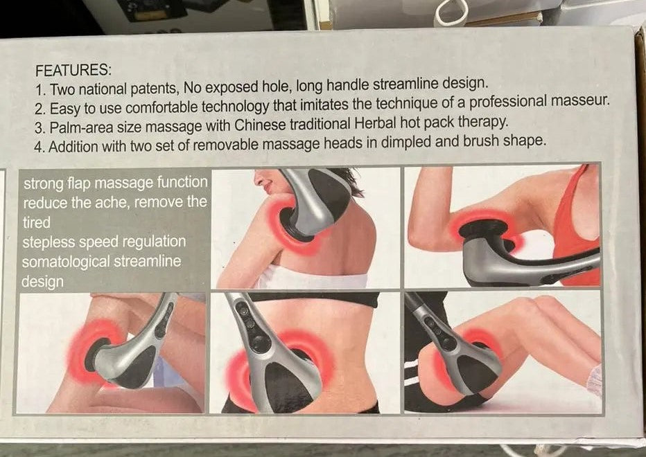 Double Head Heating Massager