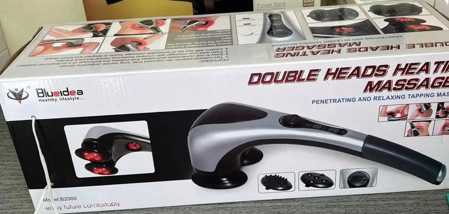 Double Head Heating Massager