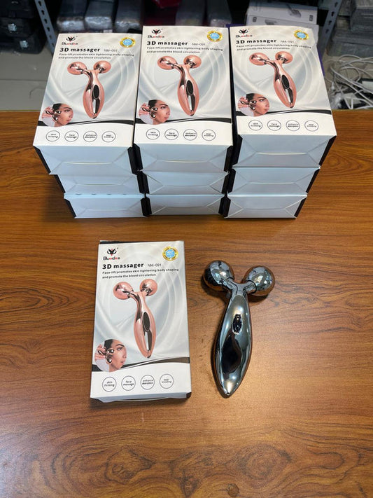 3D Manual Face Roller Massager