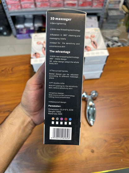3D Manual Face Roller Massager