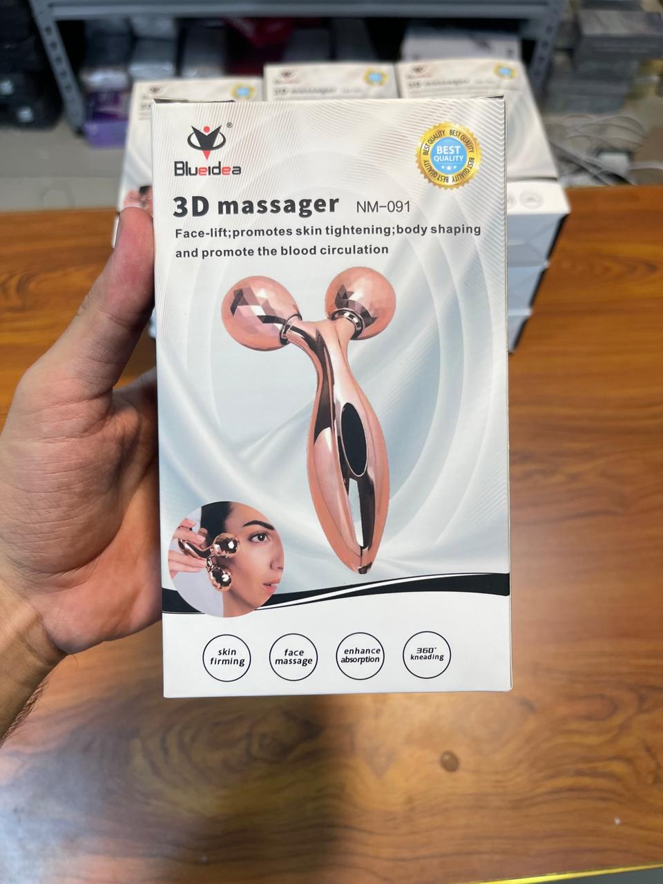 3D Manual Face Roller Massager