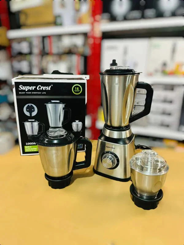 Germany lot important super crest 3 in 1 stainless steel blender
