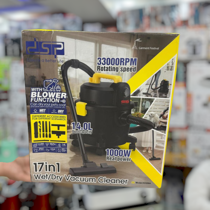 DSP 17 in 1 Wet & Dry Vacuum Cleaner & Blower