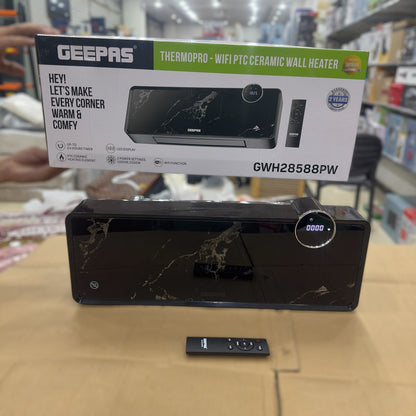 2 Geepas Thermopro Wifi PTC Ceramic Wall Heater 28588