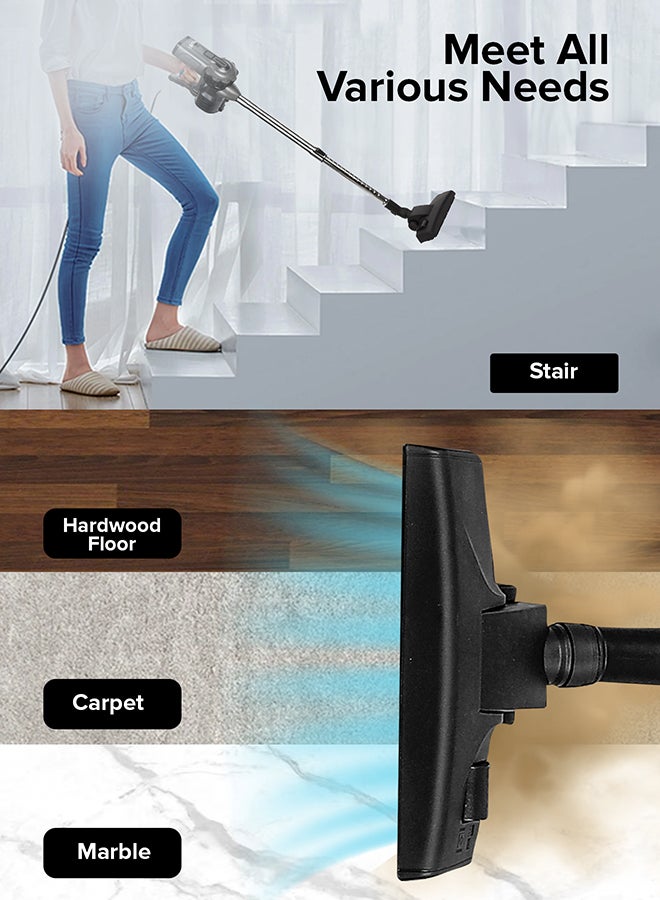 Geepas 2 in 1 corded stick vacuum cleaner GVC 19036