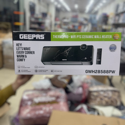 2 Geepas Thermopro Wifi PTC Ceramic Wall Heater 28588