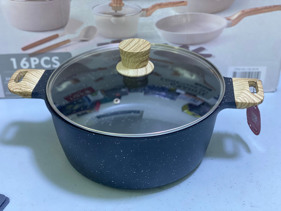 16 Pieces granite Cookware Set