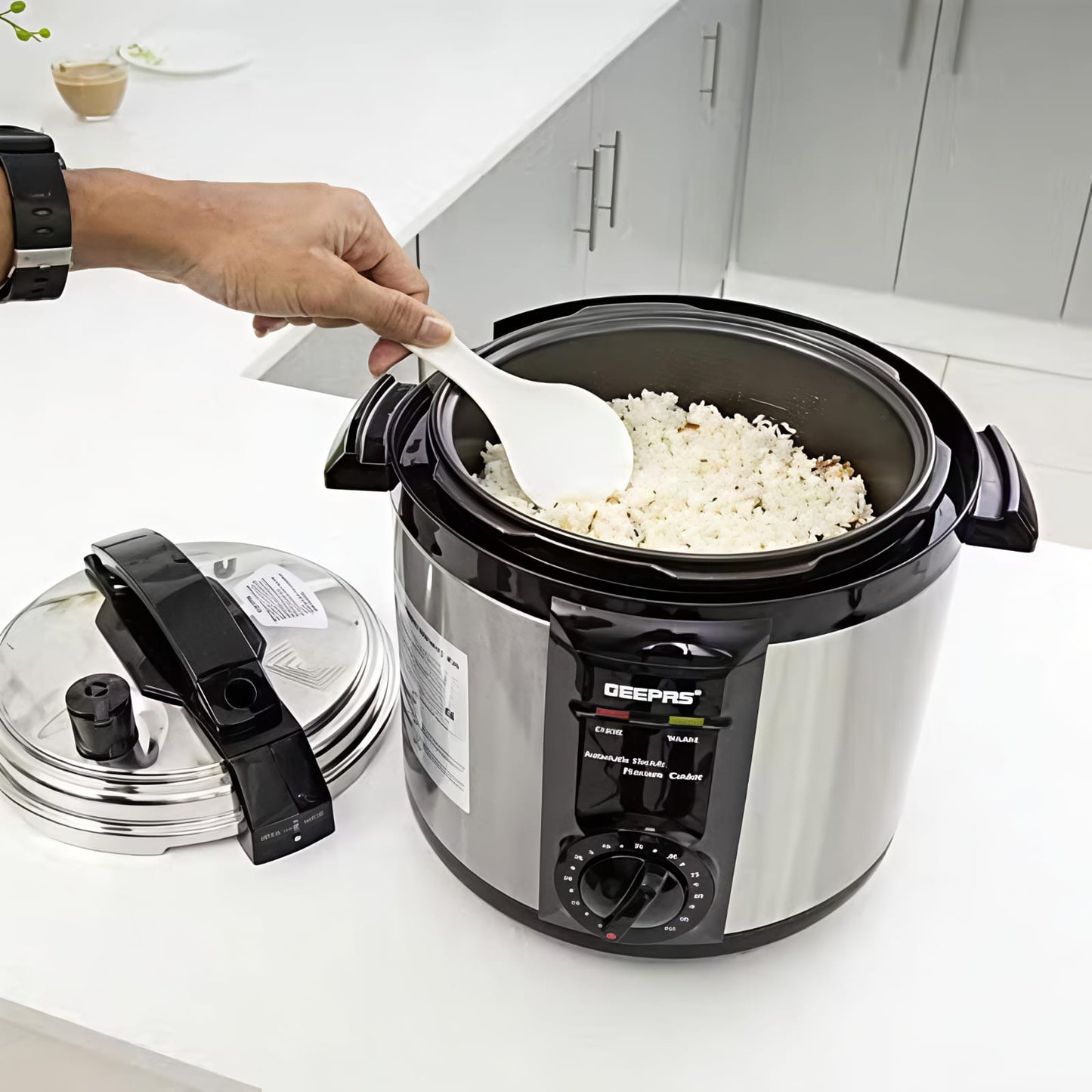 GEEPAS multi electric Pressure cooker GRC 307-6L