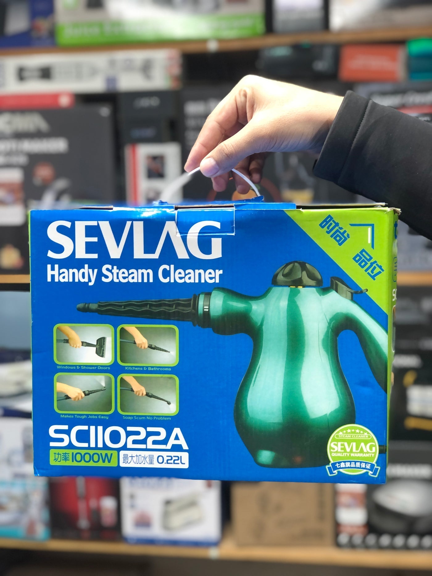 Multi-Purpose 9 in 1 Handheld Pressurized Steam Cleaner