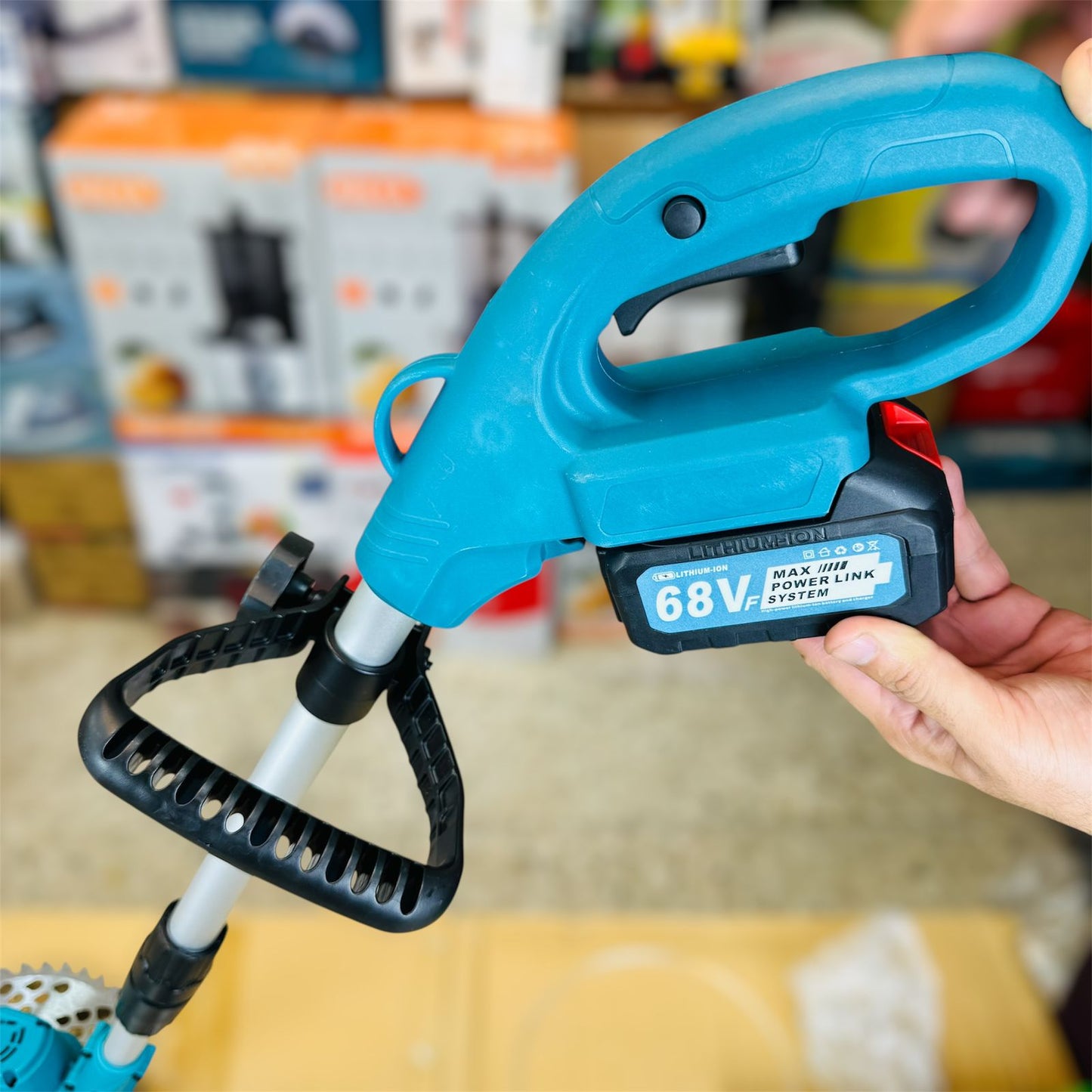 2 in 1 commercial Rechargeable grass cuter machine set ( grass trimmer